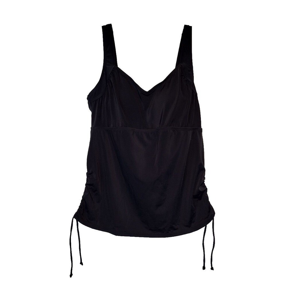 New With Tags Aquabelle Women's 16 Tankini Top With Built In Bra